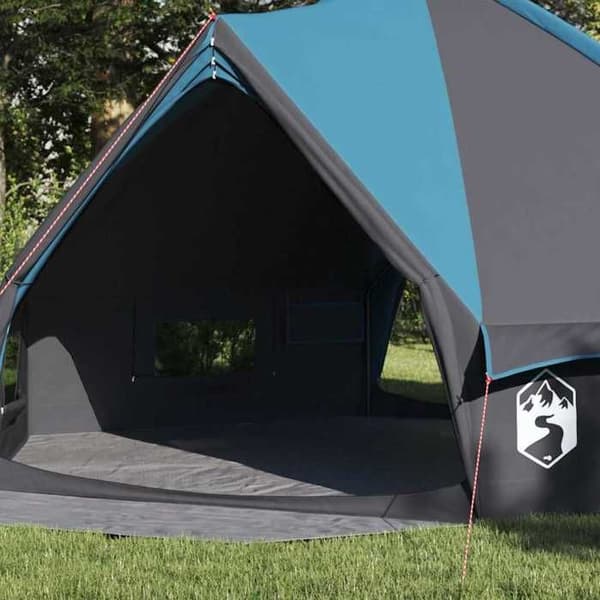 Maison Exclusive - Teepee-tält för 8 personer Blå och grå