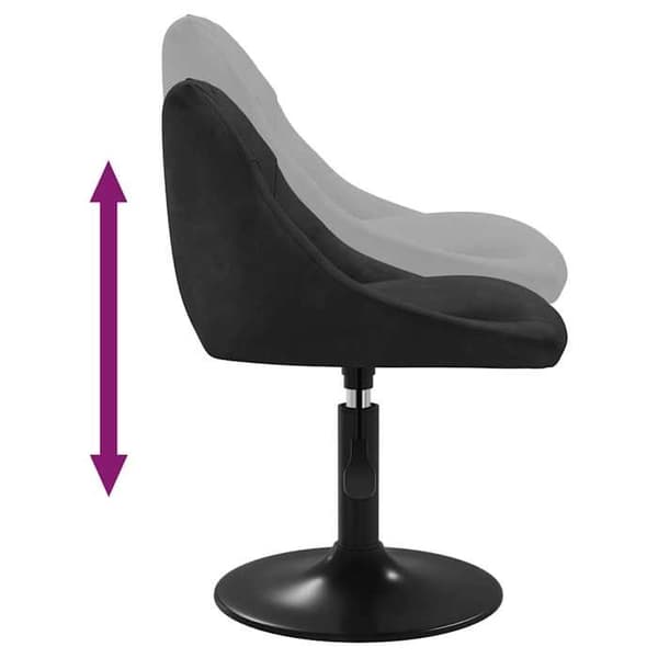 Maison Exclusive - Spisestol Sort Velour