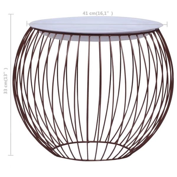 Maison Exclusive - Lavbord Guld Ø 41 cm gyllene