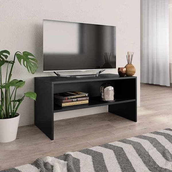 Maison Exclusive - TV-møbel Sort 80x40x40 cm Ingeniørtræ