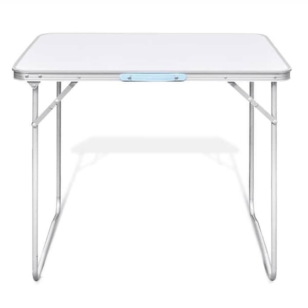 Maison Exclusive - Fällbord för camping med metallram 80x60 cm