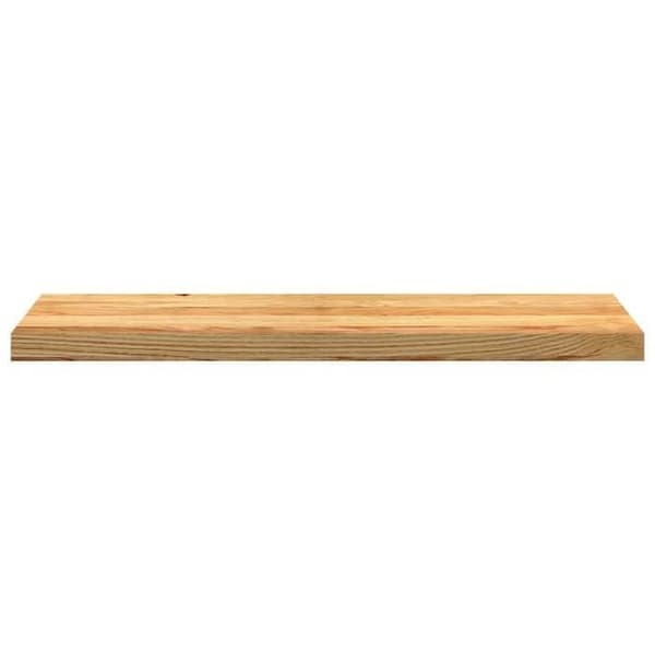 Maison Exclusive - Trappsteg 8 st ljusbrun 90x30x2 cm massiv ek