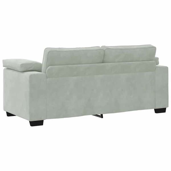 Maison Exclusive - Sofa grå lys 180x77x82 cm velour