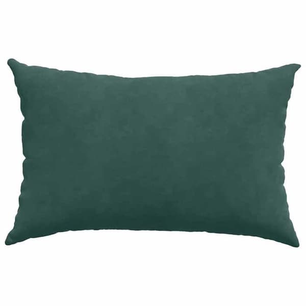 Soffkuddar - EXKLUSIV HEM - 60 x 40 cm - Kordflor - Mörkgrön - Polyesterfyllning Mörkgrön