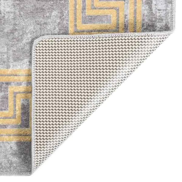 Maison Exclusive - Tvättbar matta 120x180 cm grå