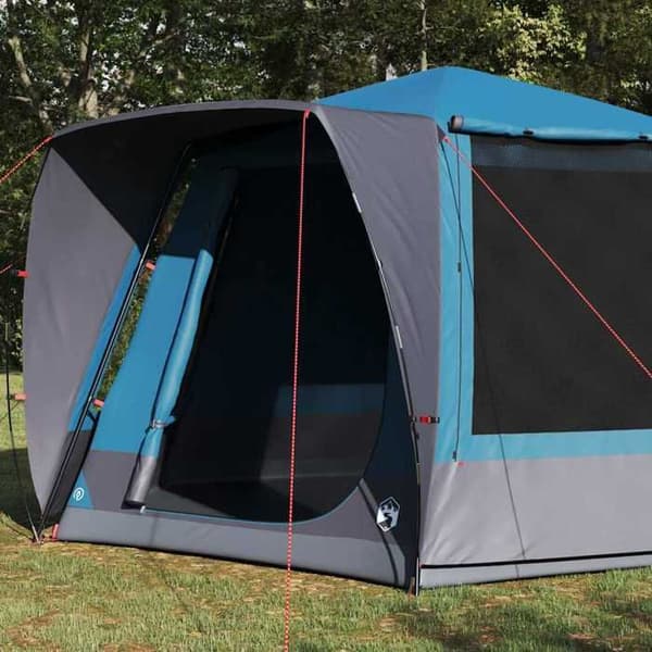 Tält - EXKLUSIVT HUS - Blå Stuga - Vattentät - Polyester - 420×420×227 cm
