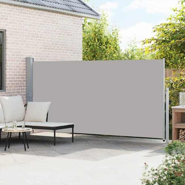 Maison Exclusive - Fällbart sidotak 160 x 514 cm Grå