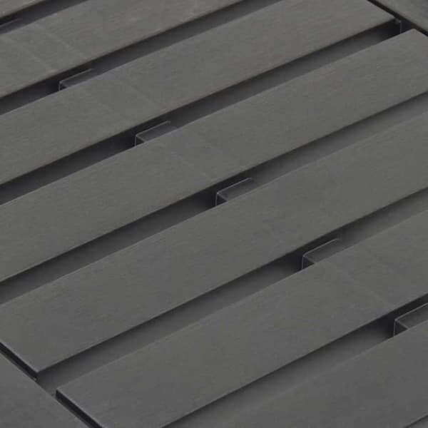 Maison Exclusive - Trädgårdsbord Anthracite 78x55x38 cm Plast antracit