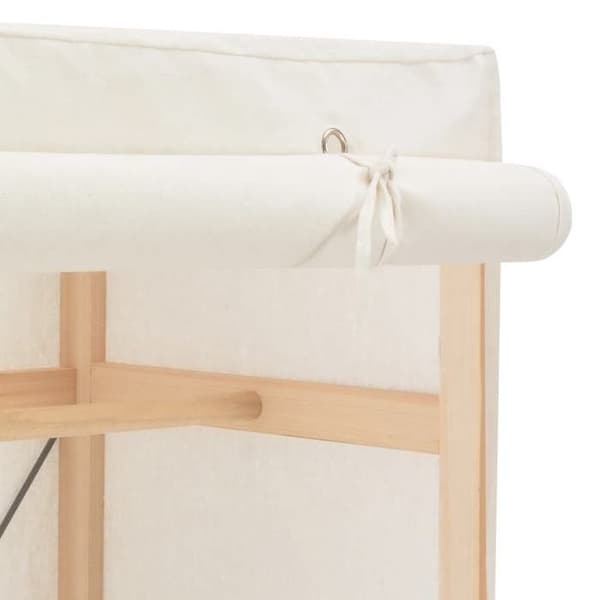 Maison Exclusive - Garderob Vit 79 x 40 x 170 cm Tyg Vit