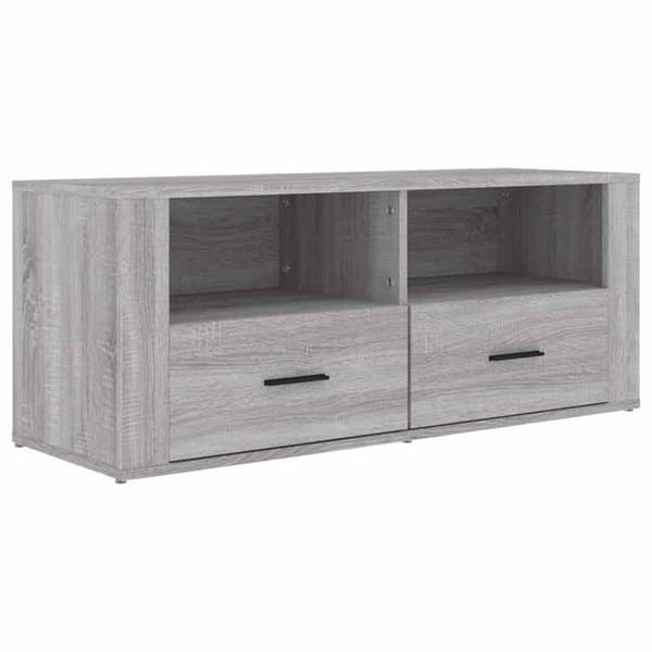 Maison Exclusive - TV-möbel Sonoma grå 100x35x40 cm Ingenjörsträ