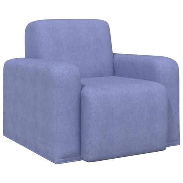 Maison Exclusive - Blå denim stof lænestol