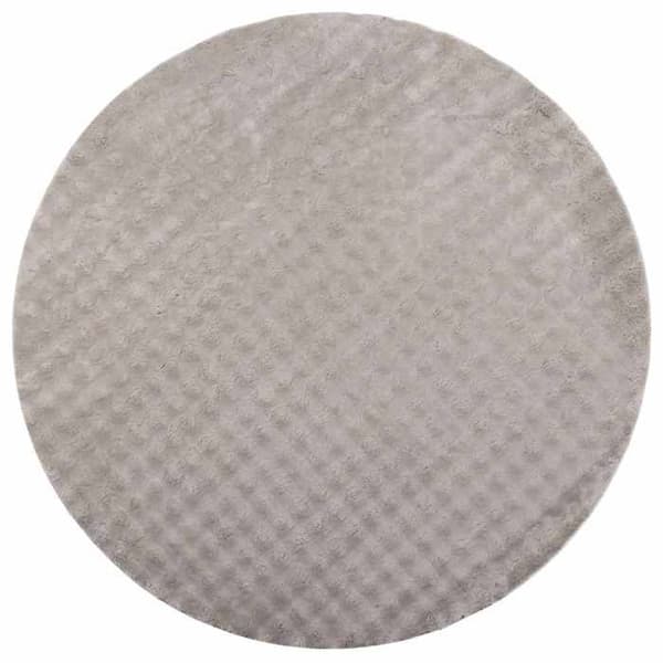 Maison Exclusive - Rund yta Matta SIROLO Sand Ø 160 CM Polyester