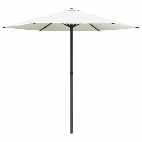 Maison Exclusive - Trädgårdsparasol 230 x 230 cm Polyester Rektangulär Kräm