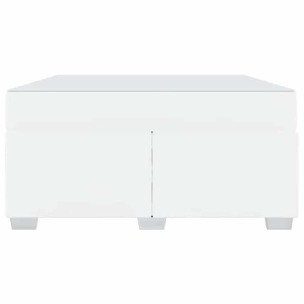Maison Exclusive - Sängram Vit 160 x 200 cm PVC