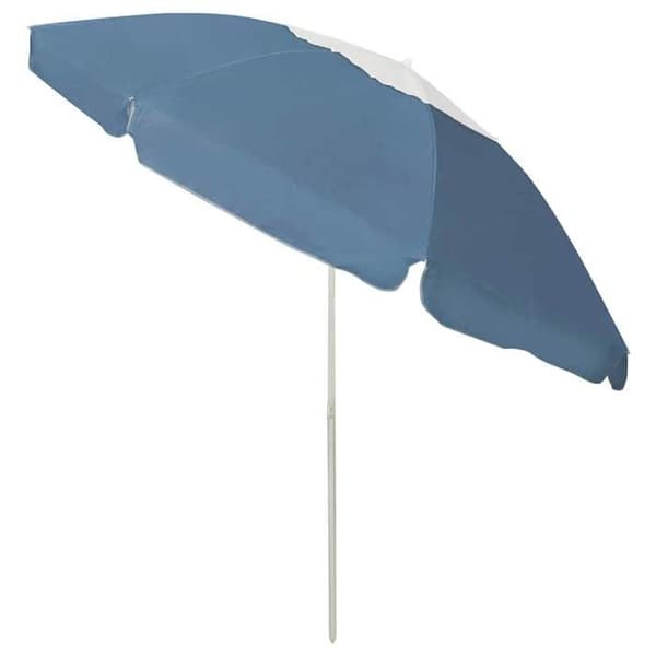 Maison Exclusive - Blå strandparasol 240 cm