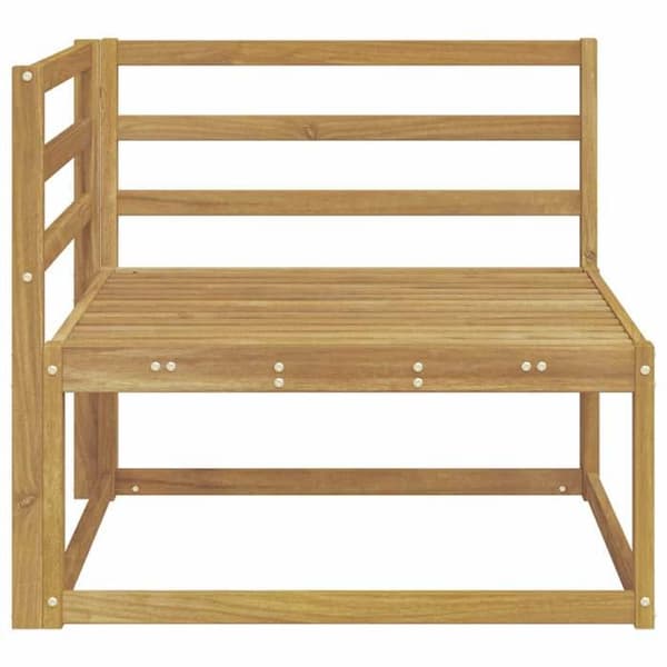 Maison Exclusive - Utomhus Hörnsoffa Vit 83 x 83 x 73 cm
