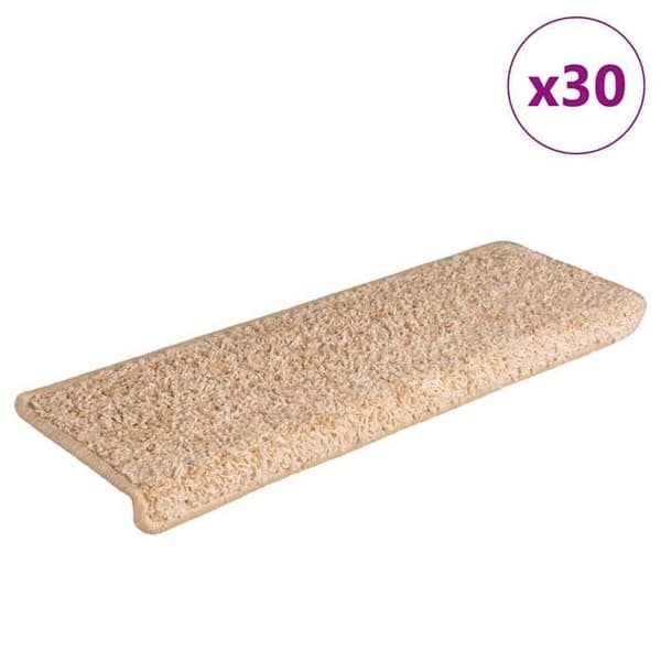 Maison Exclusive - Trappmatta 30 delar 65 x 21 x 4 cm Guld rektangulär kant