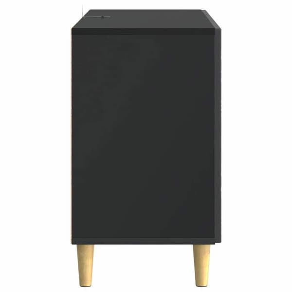 Maison Exclusive - Buffet Sort 89 x 34,5 x 60 cm Ingeniørtræ