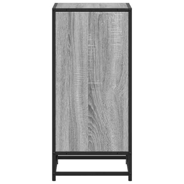 Maison Exclusive - Sonoma grå bibliotek 40x35x76 cm ingenjörsträ Sonoma grå