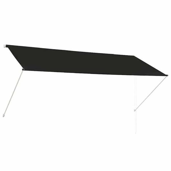 Maison Exclusive - Fällbart tak 300x150 cm Antracit antracit