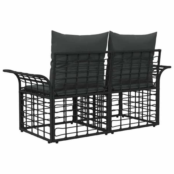 Maison Exclusive - Utomhus loveseat 2 delar 2-sits