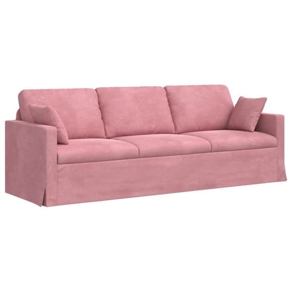 Maison Exclusive - Set av Soffor 2 st Rosa Sammet