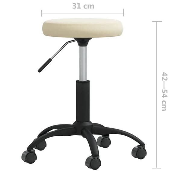 Maison Exclusive - Matstol Creme Sammet