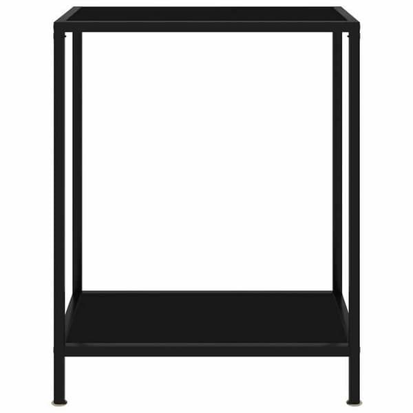 Maison Exclusive - Konsolbord Sort 60x35x75 cm Tempereret glas