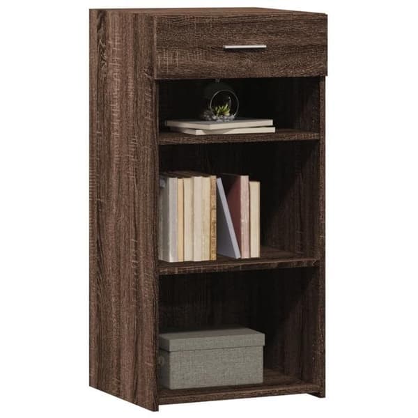 Maison Exclusive - Buffé ek brun 45x42,5x93 cm ingenjörsträ