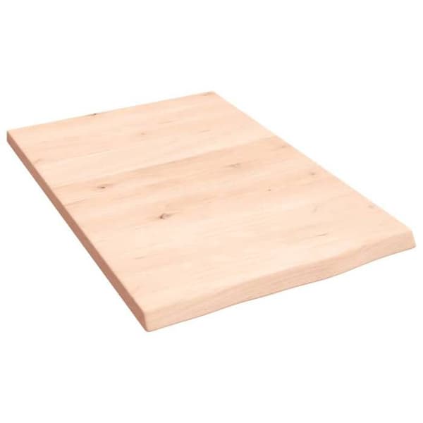 Maison Exclusive - Væghylde 40x60x2 cm ubehandlet massiv egetræ