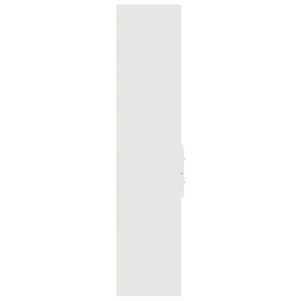 Maison Exclusive - Buffé hög vit 70x42,5x185 cm ingenjörsträ