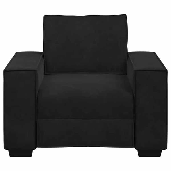 Maison Exclusive - Musta nojatuoli 100x78x84 cm sametti