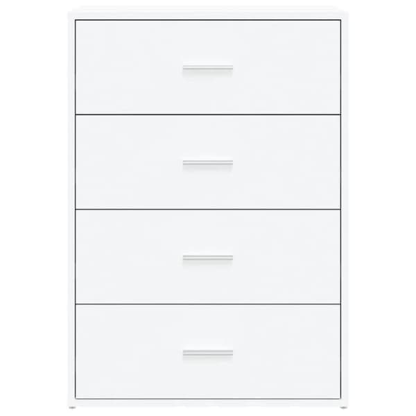 Buffet - EKSKLUSIVT HUS - 60 x 31 x 84 cm - Hvid - Ingeniørtræ - Stort opbevaring Vit