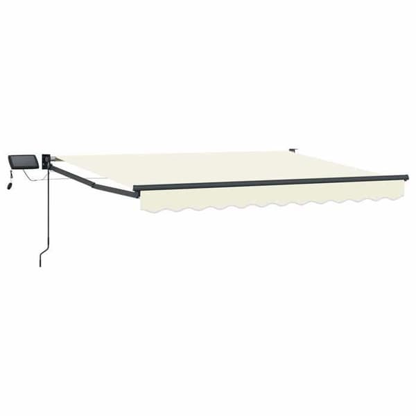 Maison Exclusive - Manuell utdragbar butik med LED 3,5 x 2,5 m