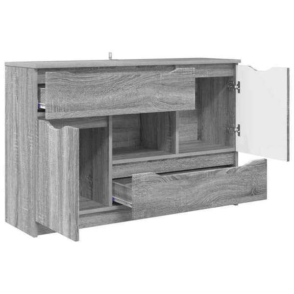 Maison Exclusive - Buffet Grå Sonoma 100 x 30 x 65,6 Ingeniørtræ