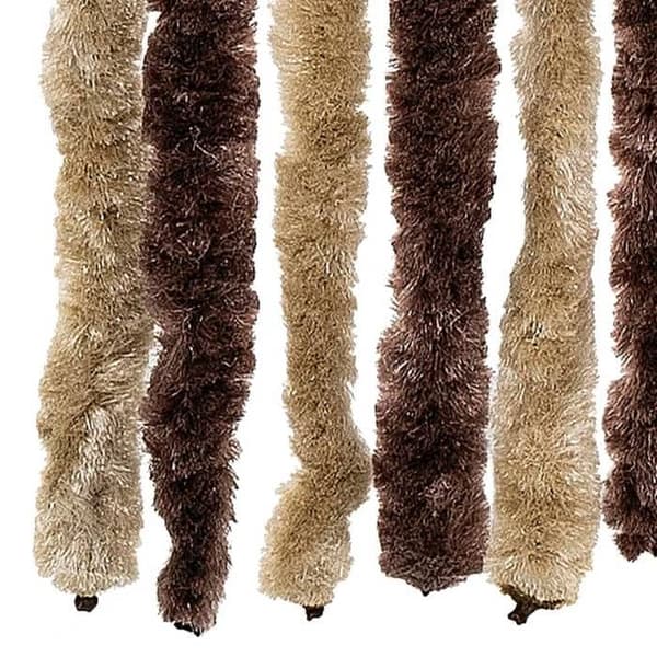 Maison Exclusive - Beige och ljusbrun myggnät 90x220 cm Chenille