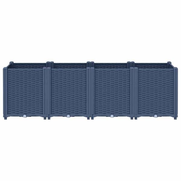 Maison Exclusive - Blågrå kruka 160x40x53 cm PP
