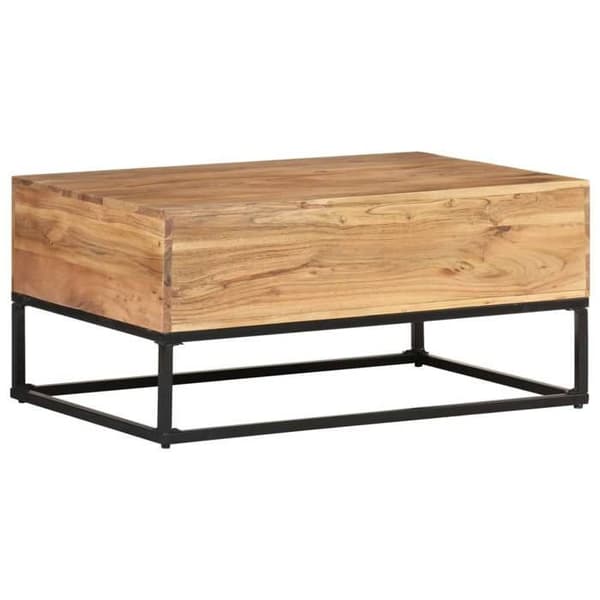 Maison Exclusive - Soffbord 90x60x40 cm Massivt akaciaträ