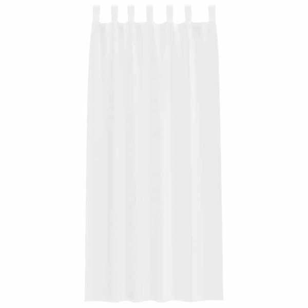 Gardinkappa - EXKLUSIV HEM - 260 x 140 cm (pack 2) - Vit - Polyester - Genomskinlig Vit