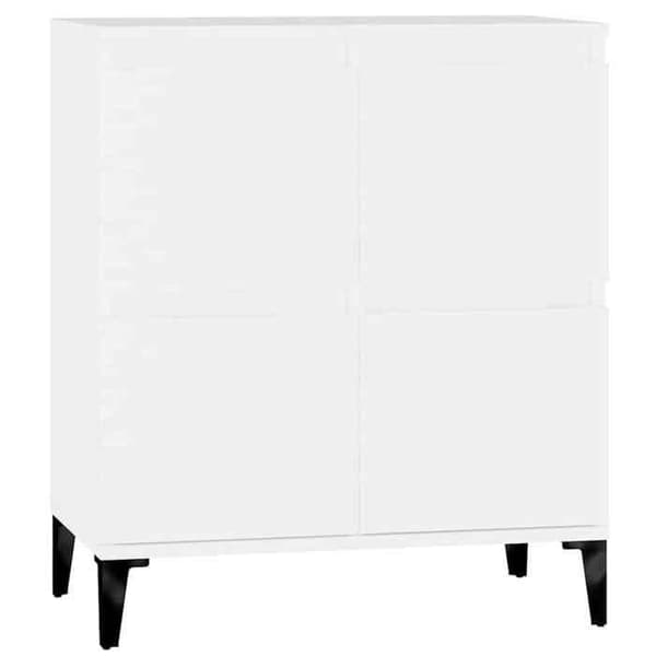 Maison Exclusive - Buffé Vit 60x35x70 cm Ingenjörsträ