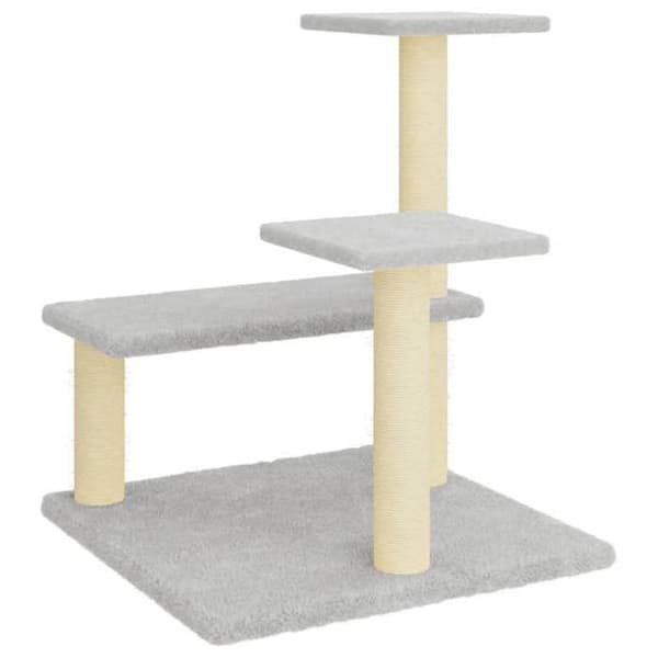 Maison Exclusive - Kattekradse med lys grå sisal 61 cm
