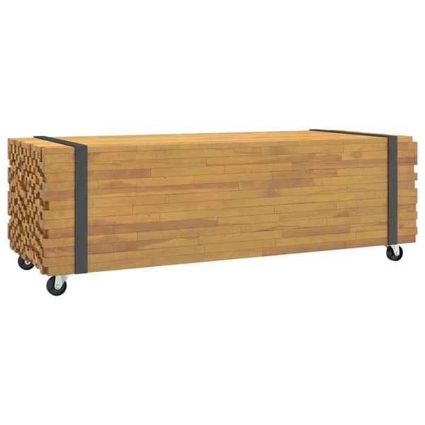 Maison Exclusive - Matala pöytä 110x45x35 cm tiikkipuusta