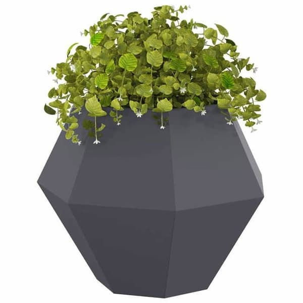 Maison Exclusive - 2 osaa Anthracite -ruukku 75 x 75 x 60 cm Teräs antracit