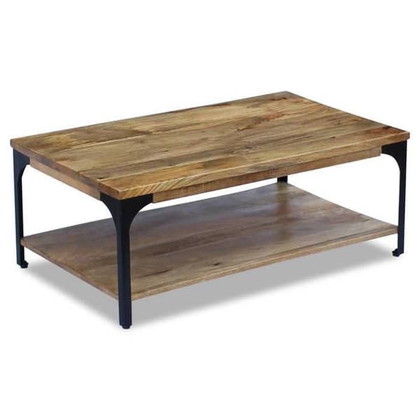 Bord - Eksklusiv Hus - Mango træ - 100 x 60 x 38 cm - Med hylde