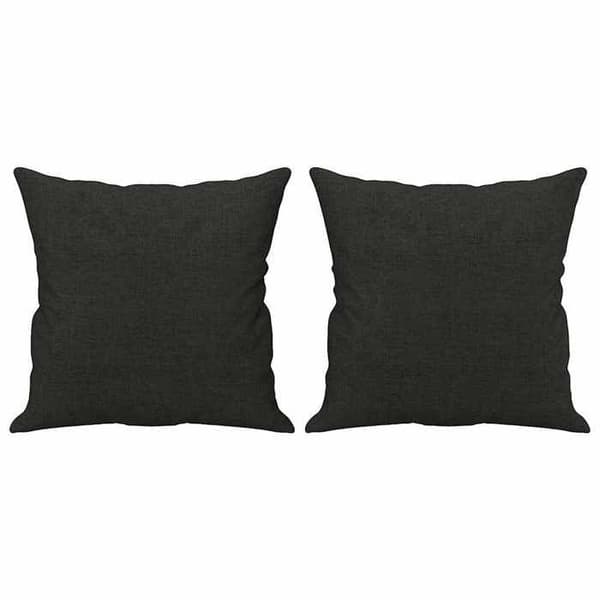 Maison Exclusive - Koristepillowit 2 kpl Musta 40x40 cm Kangas Svart