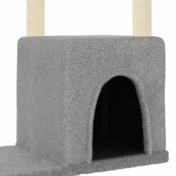 Maison Exclusive - Kattekradse med sisal i lys grå 97,5 cm ljusgrått