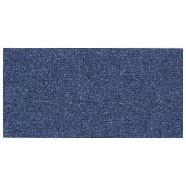 Maison Exclusive - Væghovedgærde 12 stk 60 x 30 cm Blå stof