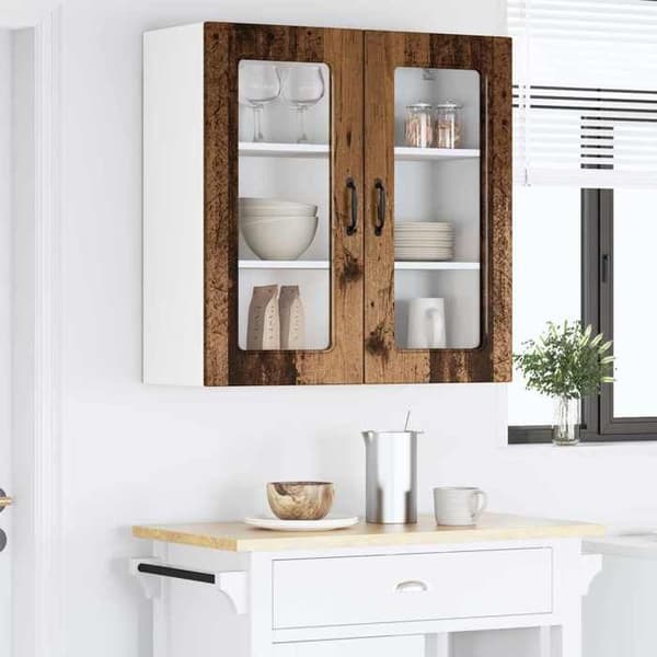 Maison Exclusive - Diskmaskinspanel Kalmar Gamla trä 80 x 31 x 80 cm Gammalt trä