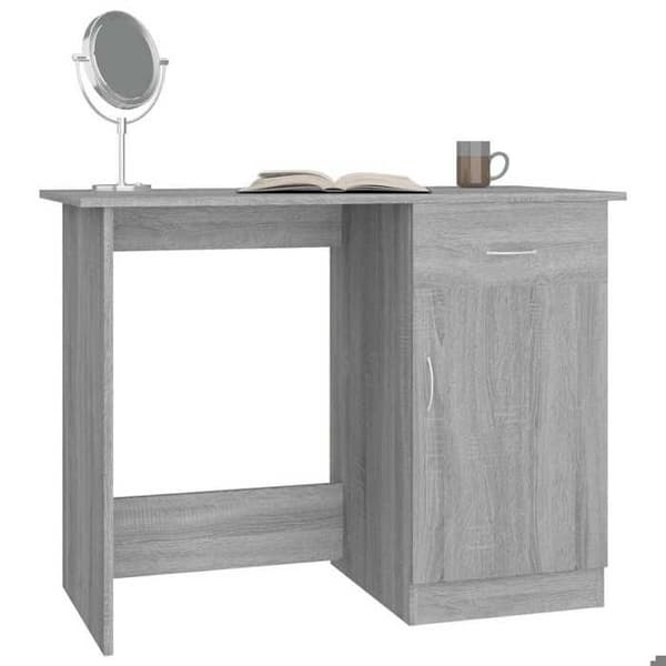 Maison Exclusive - Kontor Sonoma grå 100x50x76 cm Ingenjörsträ