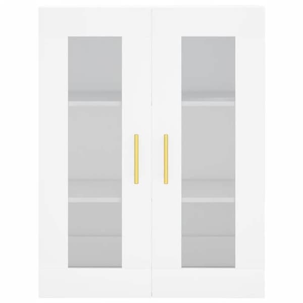 Maison Exclusive - Buffé hög Vit 69,5x34x180 cm Ingenjörsträ